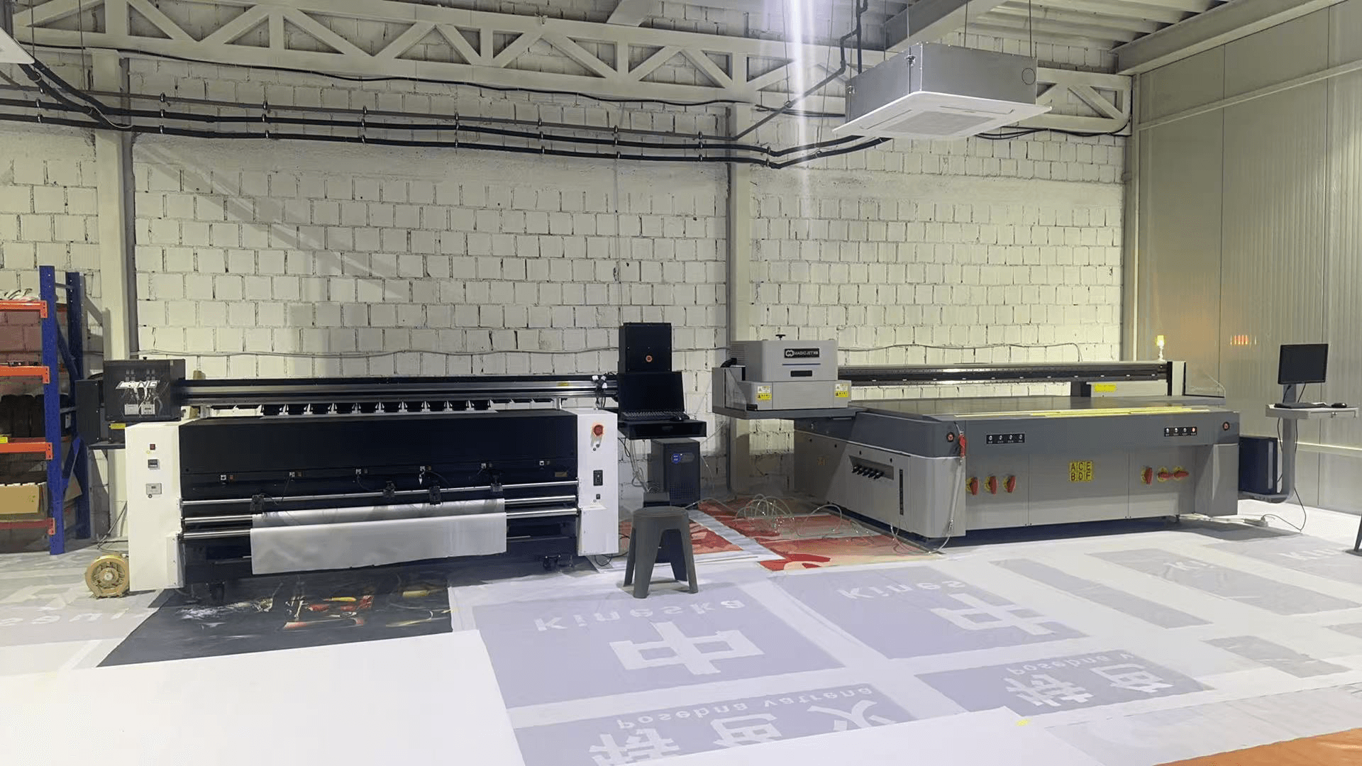 Print and cutting line