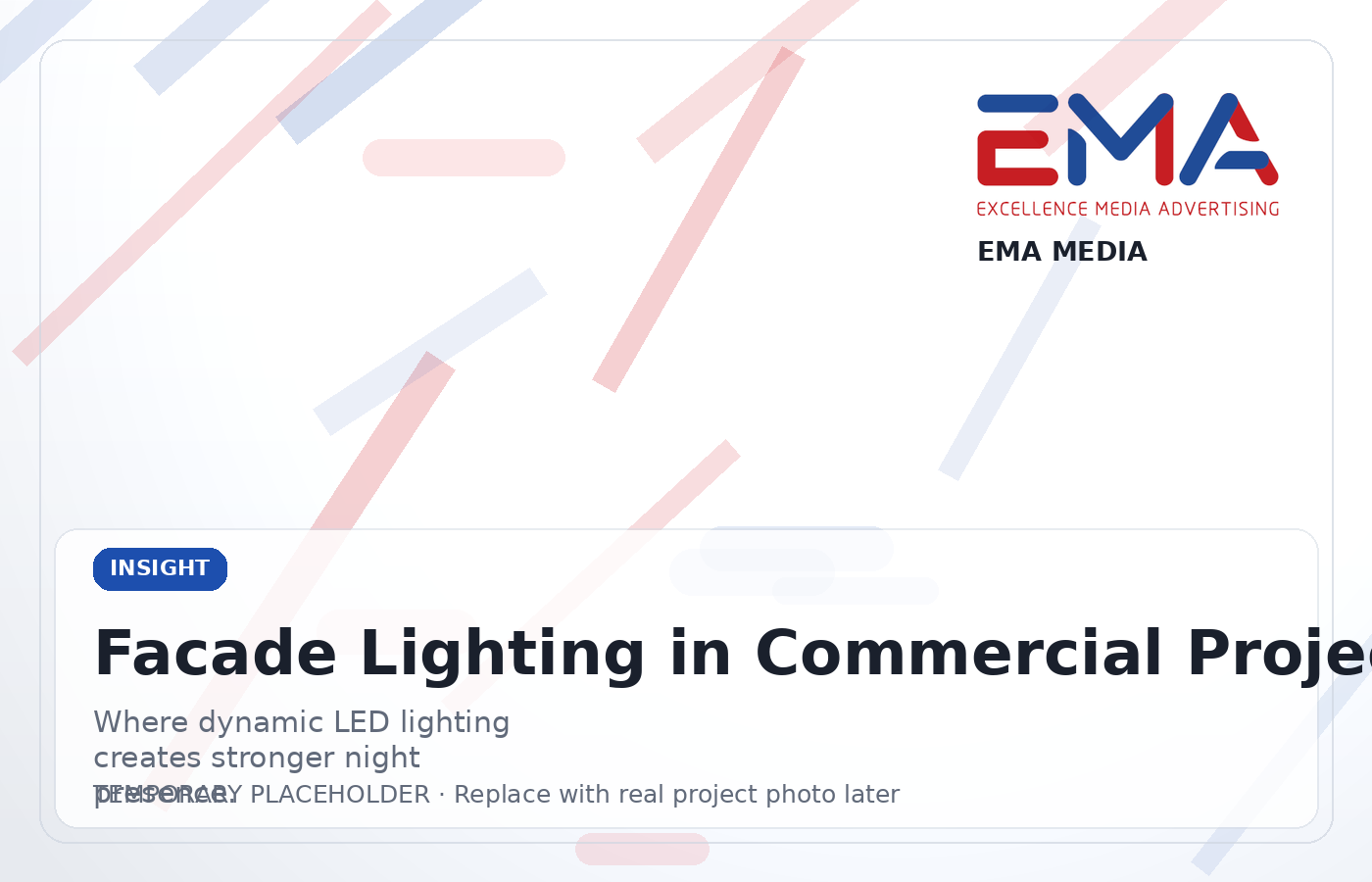 Temporary placeholder image for LED facade lighting article