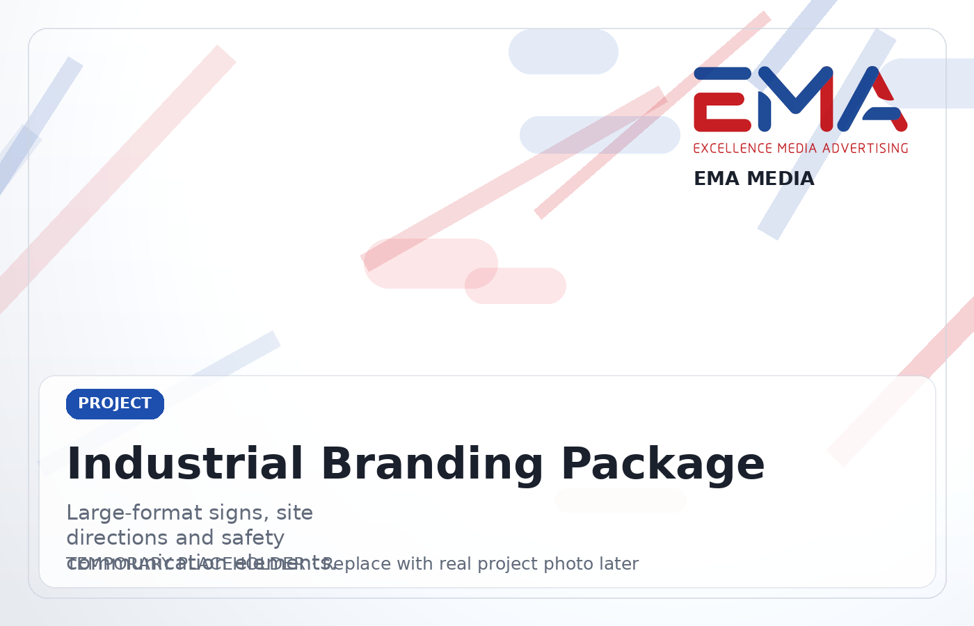 Factory graphics system for industrial branding and navigation